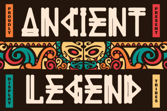 Ancient Legend: A Tribal Display Font for Bold Digital Branding