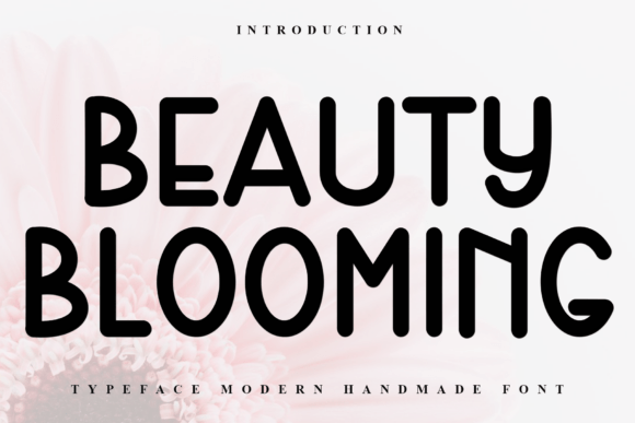 Beauty Blooming: A Festive Display Font for Small Business Branding