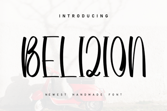 Belizion: A Handwritten Display Font That Makes Campaigns Feel Human