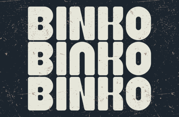 Binko: A Bold, Retro-Inspired Display Font for Digital Brands