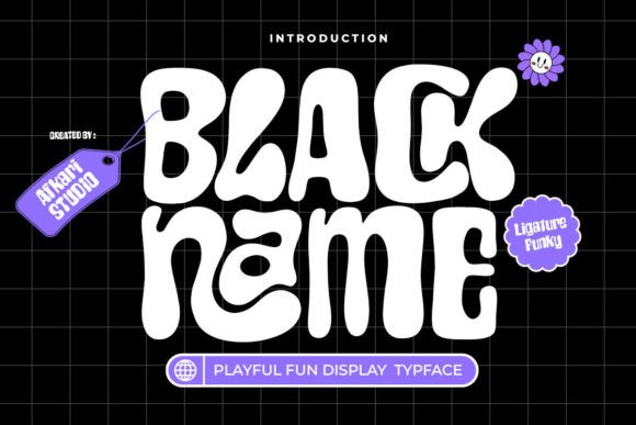 Black Name: A Bold Display Font for Digital Branding