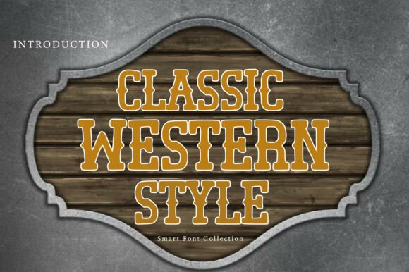 Classic Western Style Font for Bold, Trustworthy Branding
