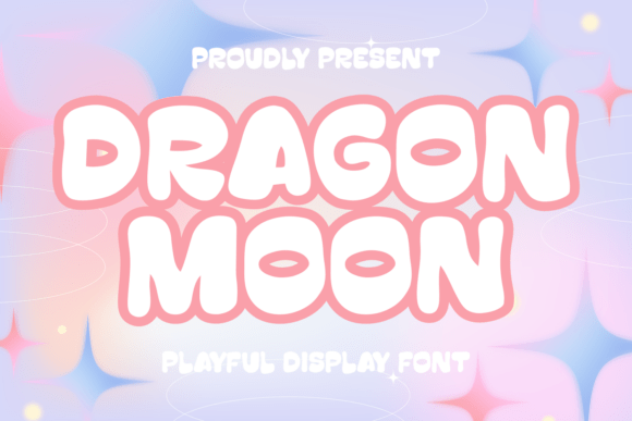 Dragon Moon: A Playful Display Font for Campaign Headlines