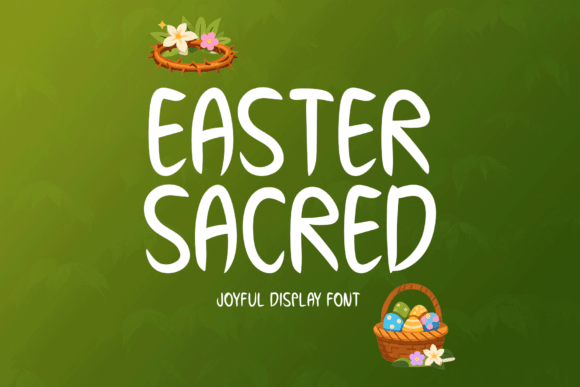 Easter Sacred: A Handwritten Display Font for Joyful Editorial Moments