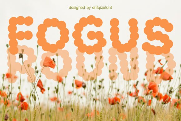 Fogus: A Friendly Display Font for Digital Brands