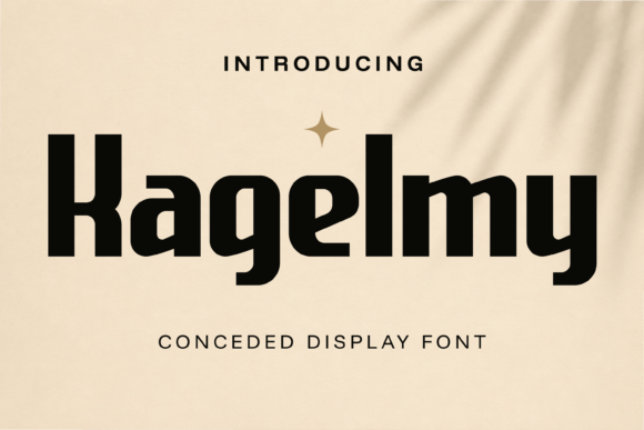 Kagelmy: A Display Font That Earns Its Space