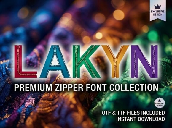 Lakyn: A Standout Display Font for Handmade Creators