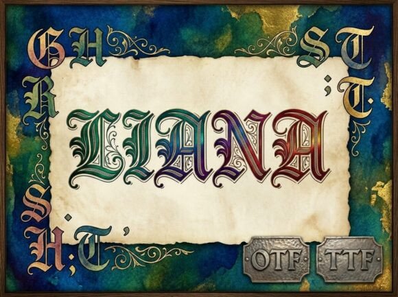 Liana: A Bold Display Font for Editorial Impact