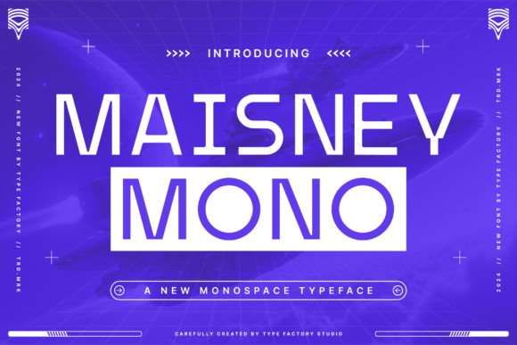 Maisney: A Clean Monospace Font for Crafters & Sellers