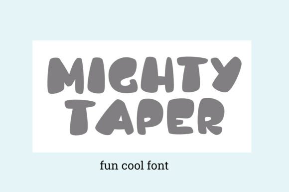Mighty Taper: A Display Font That Anchors Editorial Voice