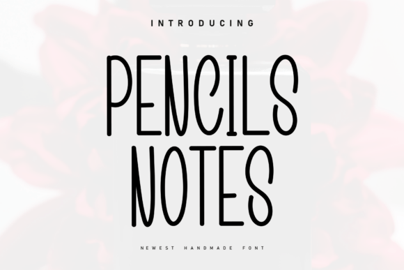 Pencils Notes: A Handwritten Display Font with Editorial Warmth