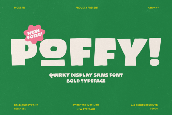 Poffy: A Display Font That Earns Its Space