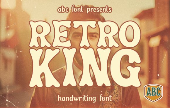 Retro King Font: Bold, Vintage Display Type for Handmade Brands