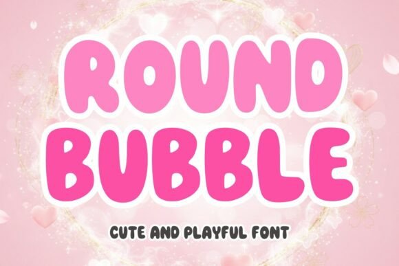 Round Bubble: A Playful Display Font for Editorial Charm