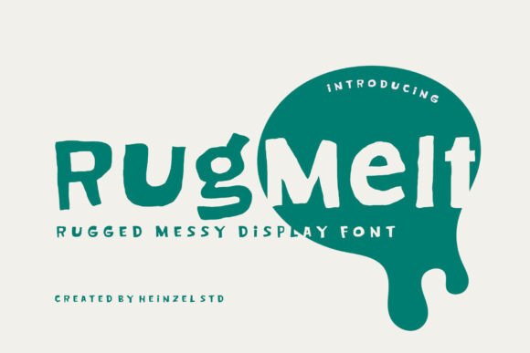 Rugmelt: A Bold, Handcrafted Display Font for Makers