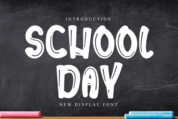 School Day: A Friendly, Polished Display Font for Small Business Branding