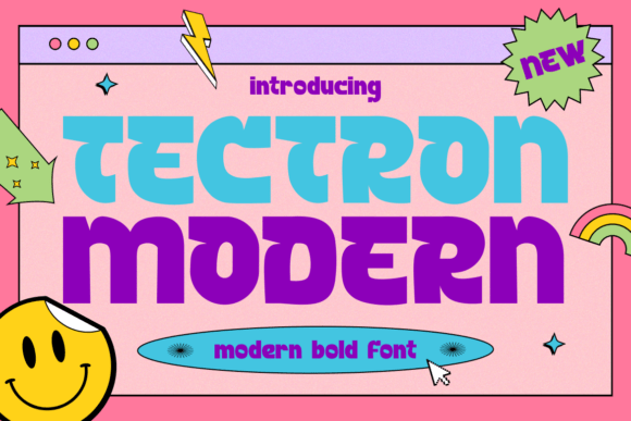 Tectron Modern: A Playful, Contemporary Display Font for Makers